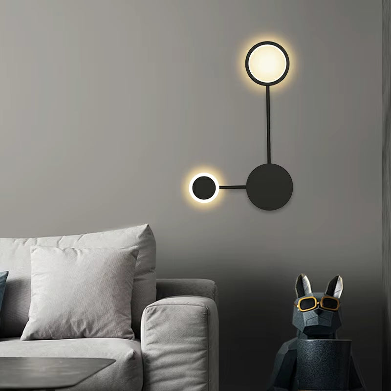 Nordic Modern Wall Lamp Led Minimalist Wall Light Living Room Bedroom Staircase Light Home Decoration Bedside Wall Sconce Lamps