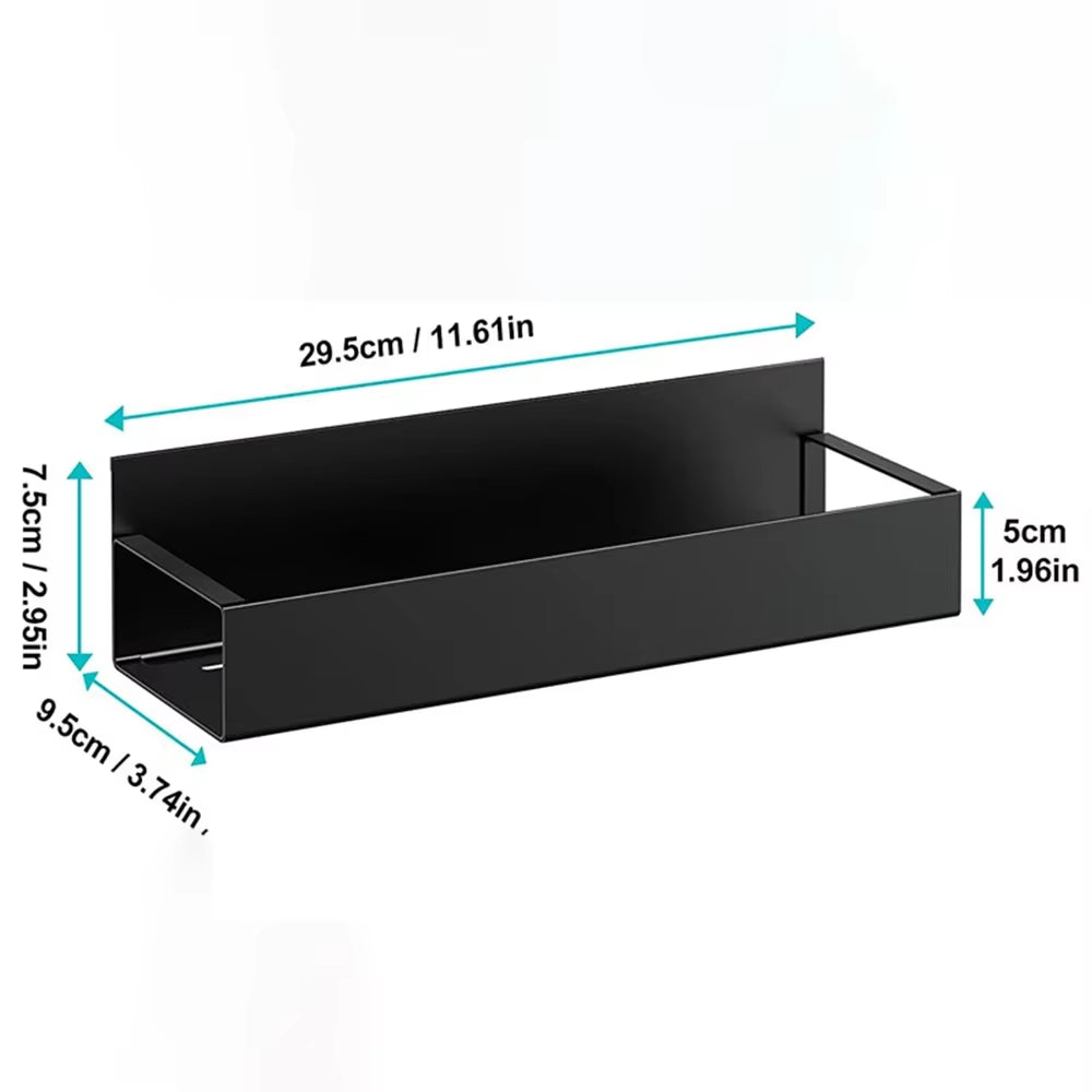 Magnetic Side Storage Rack for Refrigerator - Space-Saving Kitchen Organizer and Spice Holder