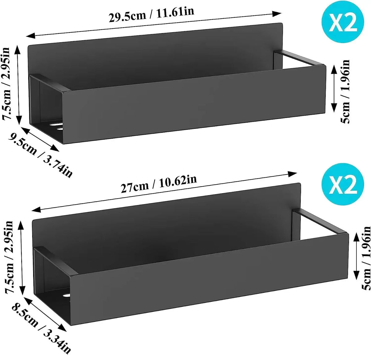 Magnetic Side Storage Rack for Refrigerator - Space-Saving Kitchen Organizer and Spice Holder