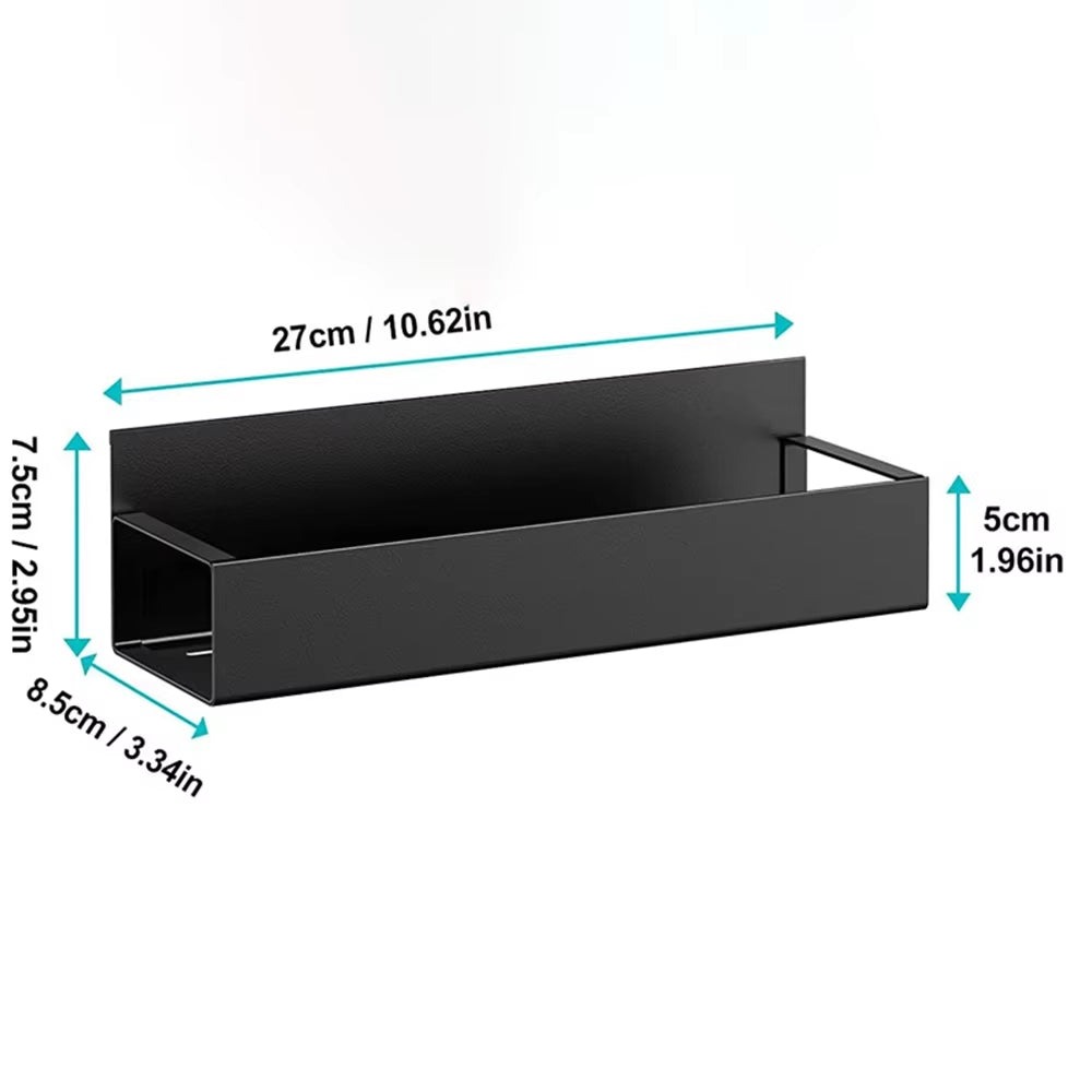 Magnetic Side Storage Rack for Refrigerator - Space-Saving Kitchen Organizer and Spice Holder